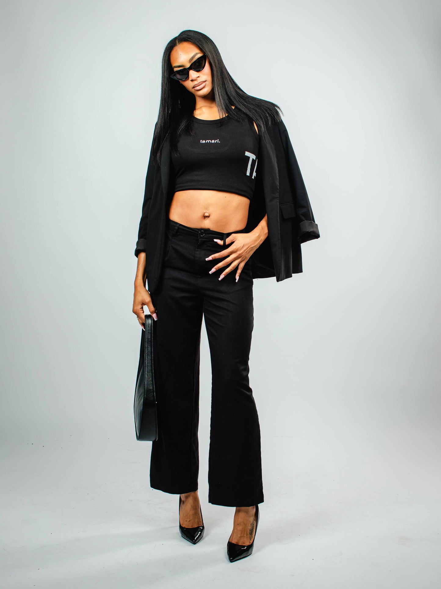 black TAMARI TANK