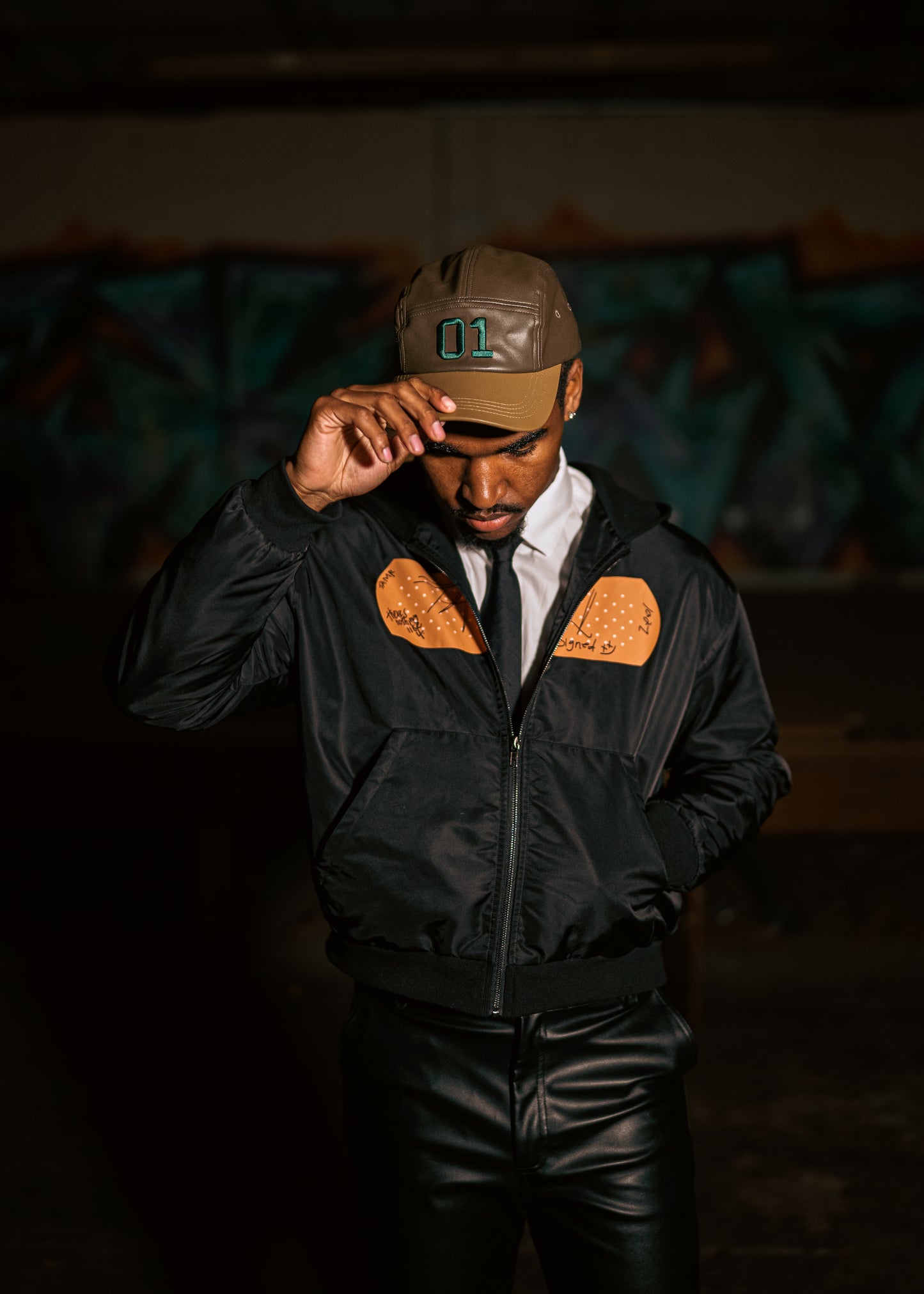 '01 "LEATHER HEARD" FIELD CAP