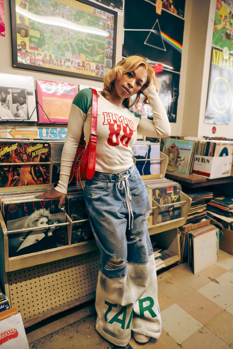 DENIM CONSTRUCTION PANTS