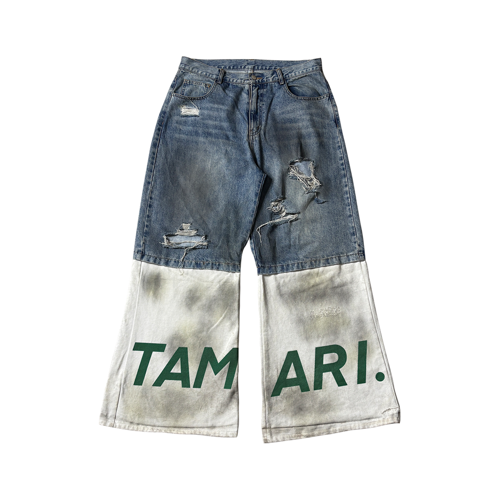 DENIM CONSTRUCTION PANTS